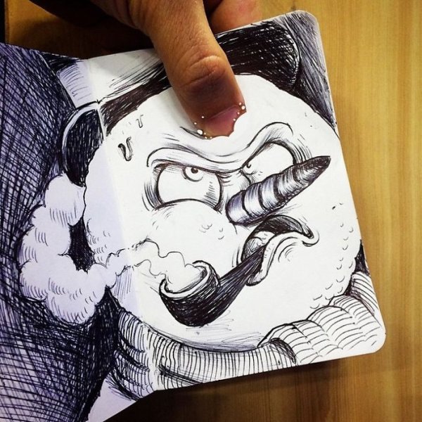 Милые рисунки акварелью Тани Самошкиной