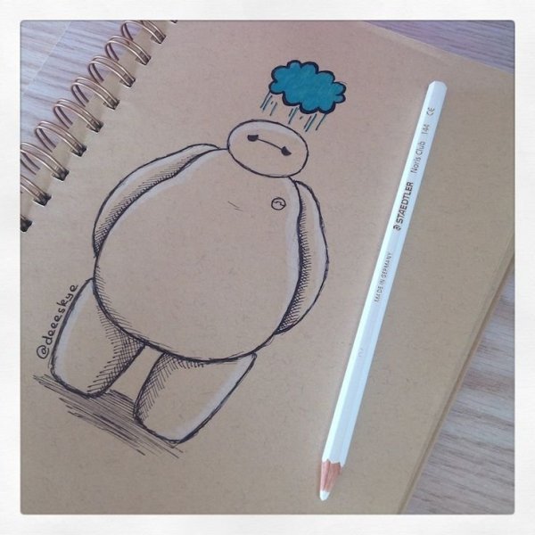 Рисунки для скетчбука лёгкие