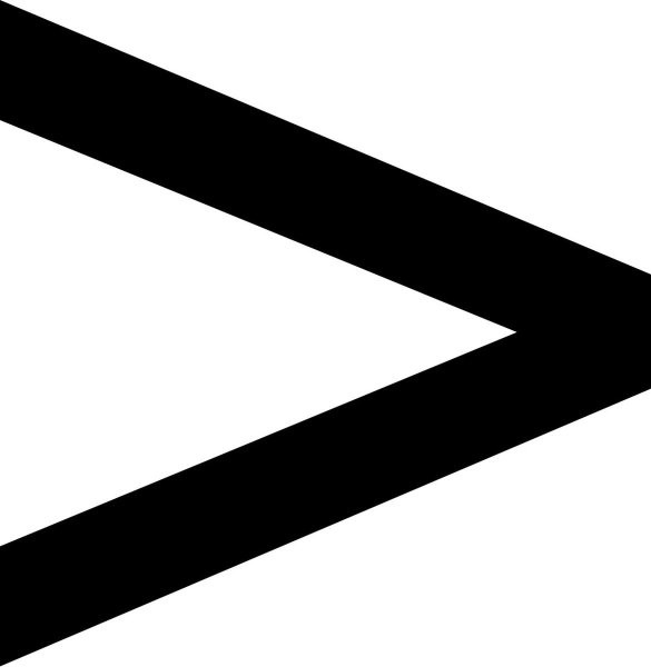 Знак больше