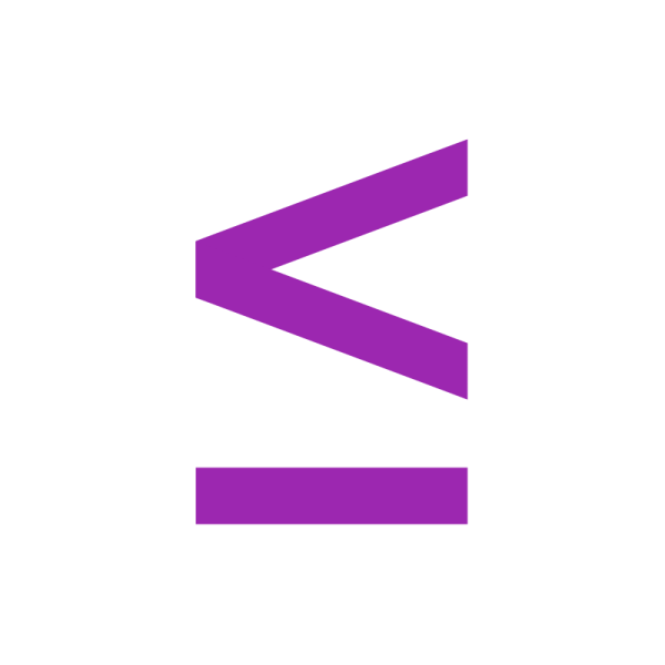 Знак меньше