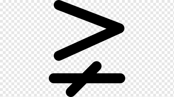 Знак больше