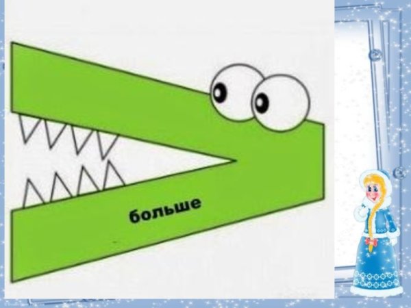 Знаки сравнения для детей