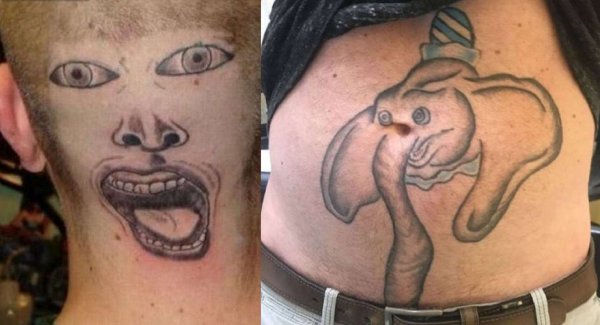 Смешные тату