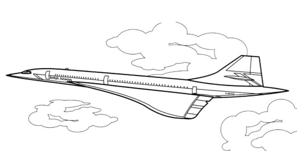 Самолеты. Раскраска