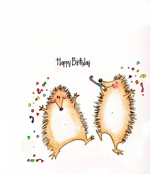 Открытки с днём рождения с котиками