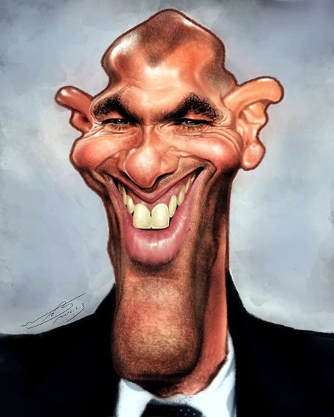 Рожа карикатура