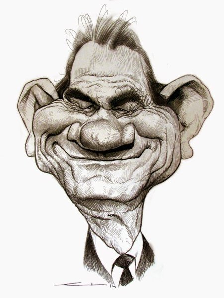 Мик Джаггер шарж