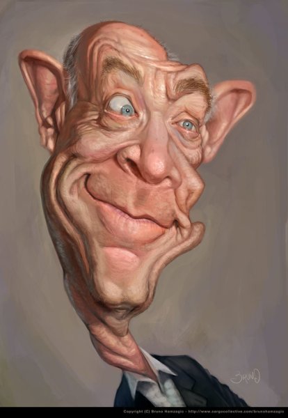 Роуэн Аткинсон шарж