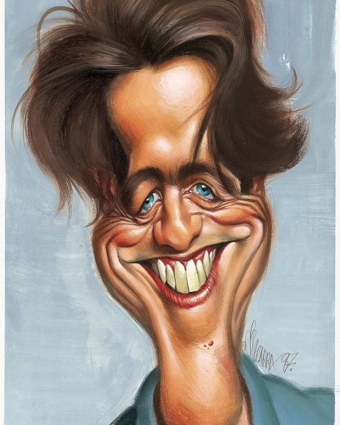 Джек Николсон карикатура