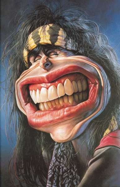 Карикатура лица человека