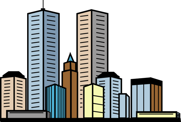 Мультяшные здания