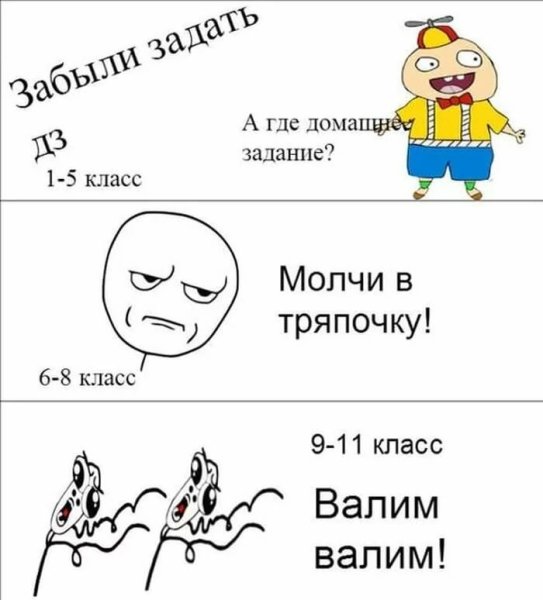 Шутки про школу