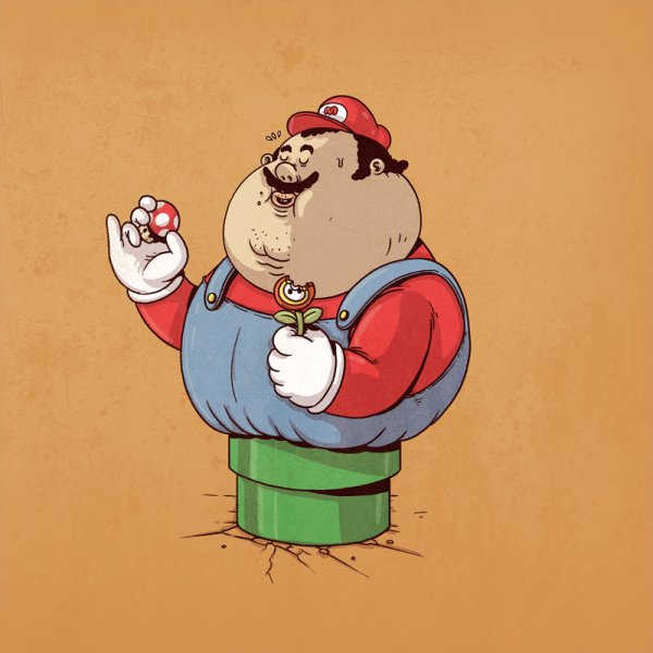 Смешные мультяшные персонажи