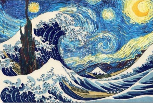 Кацусика Хокусай большая волна