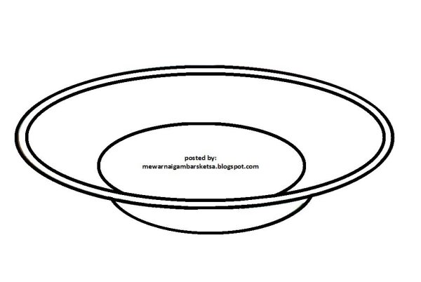 Тарелка рисунок