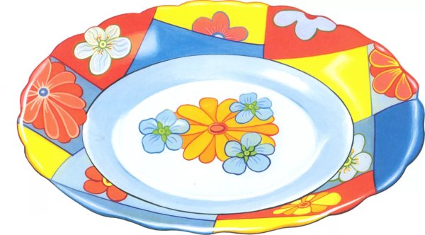 Тарелка рисунок