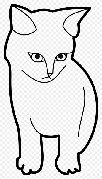 Рисунки для срисовки котики