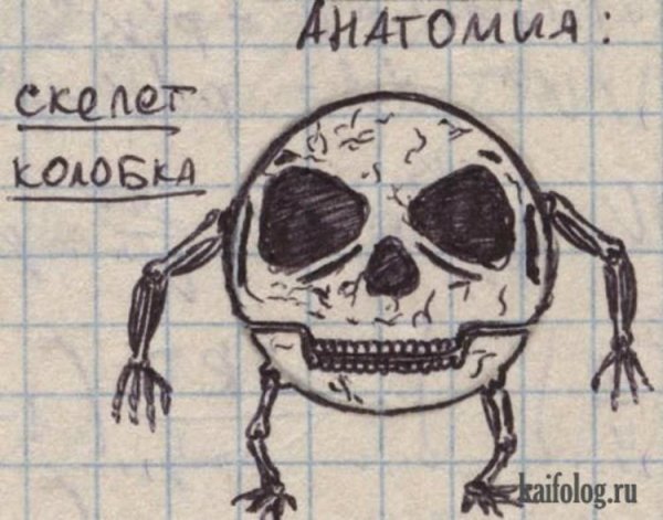 Рисунки в тетради