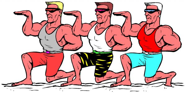 Три качка карикатура