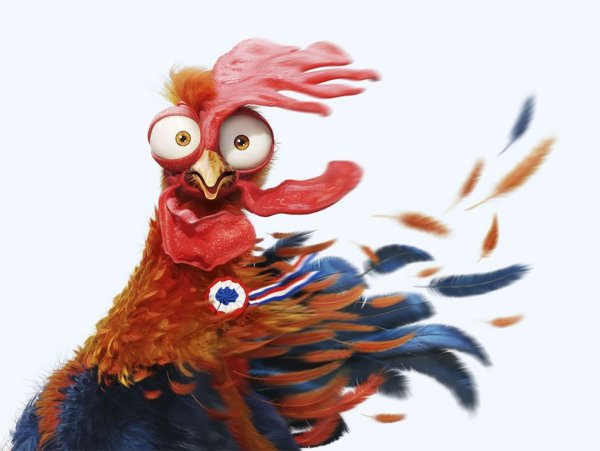 Смешной петух