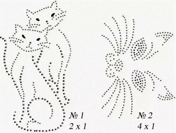 Точечные рисунки контуром