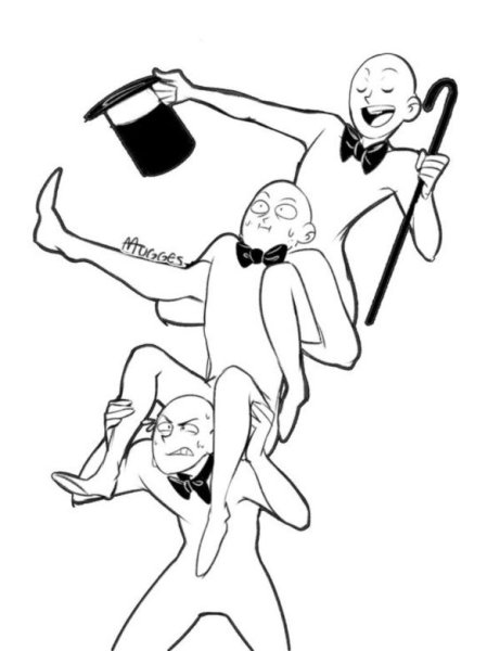 Прикольные позы для рисования