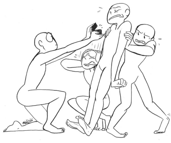 Смешные манекены для рисования