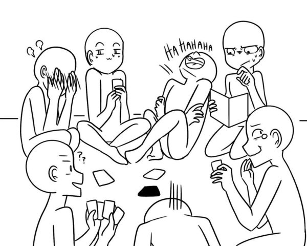 Позы для рисования группы людей