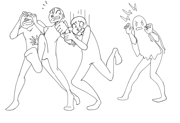 Прикольные позы для рисования