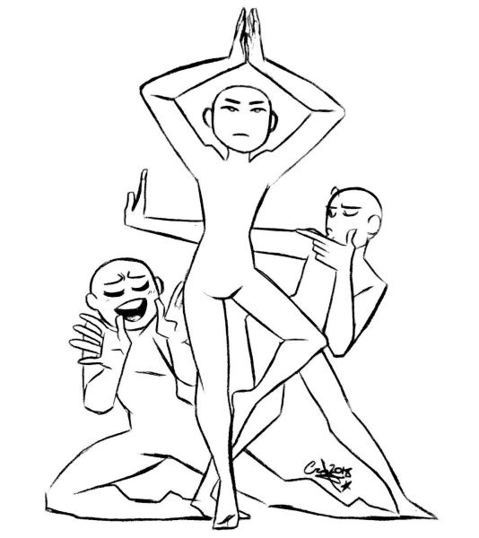 Смешные манекены для рисования