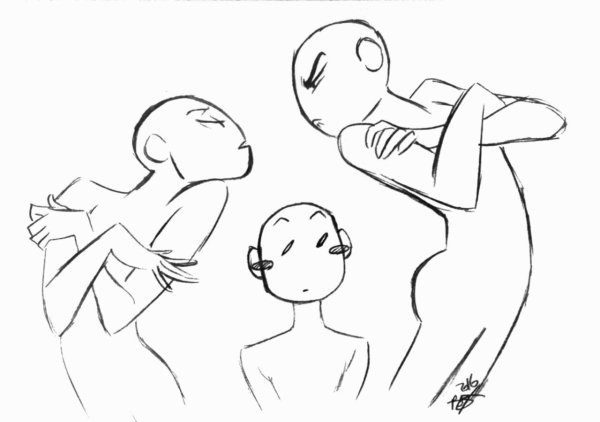 Манекены для рисования позы