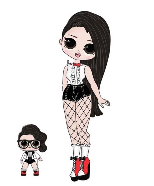 Бумажные куклы ЛОЛ омг