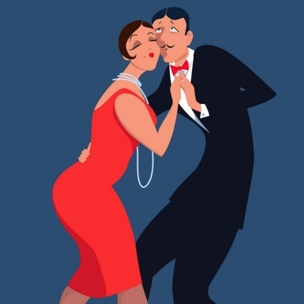 Веселый танец рисунок