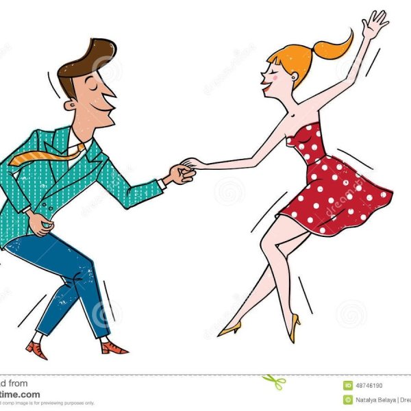 Веселый танец рисунок