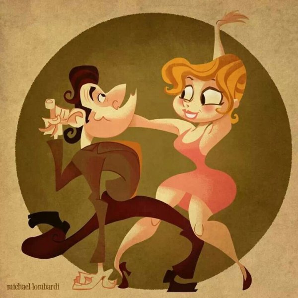 Танцевальный шарж