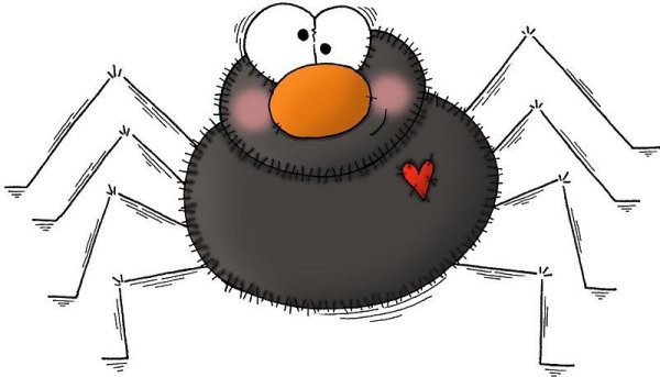 Смешной паучок картинки