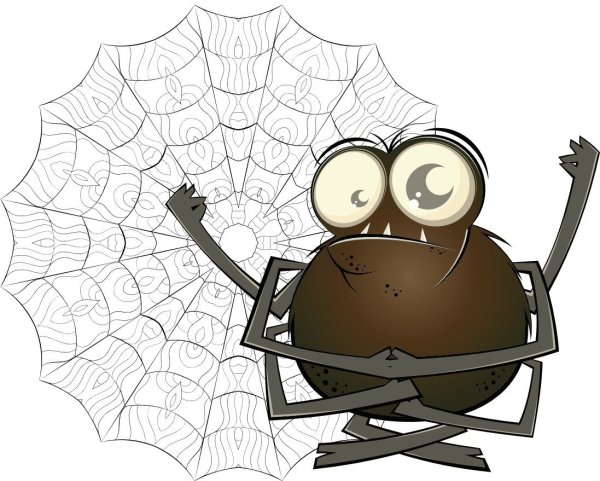 Веселый паучок