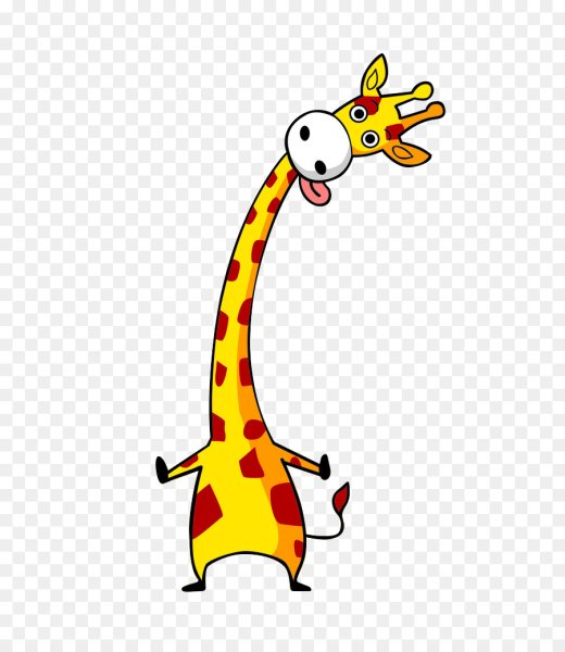 Весёлый Жираф рисование