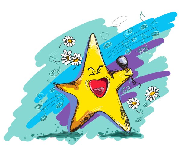 Звезда прикольная