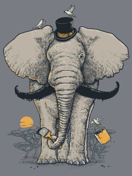 Слон иллюстрация