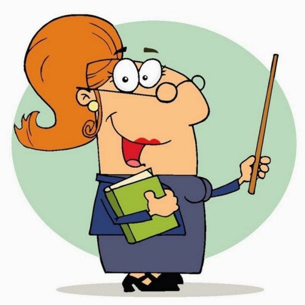 Карикатура учительница математики