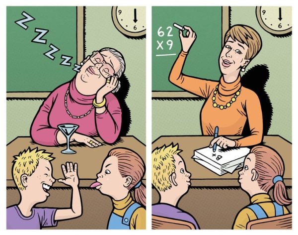 Школьные карикатуры смешные