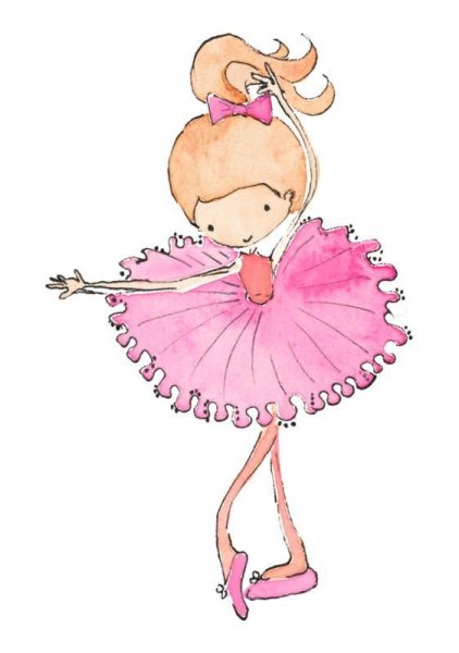 Балерина рисунок