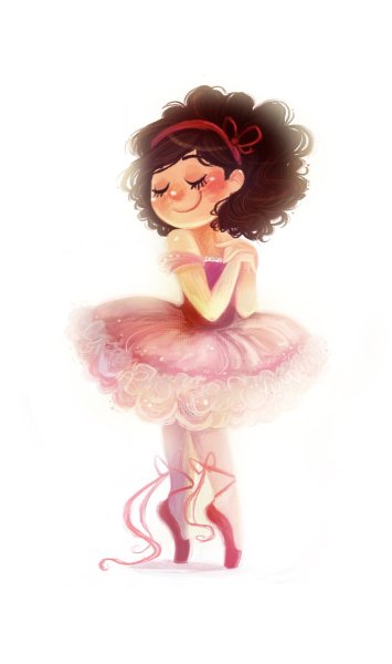 Балерина мультяшная