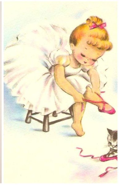 Маленькой балерине открытка