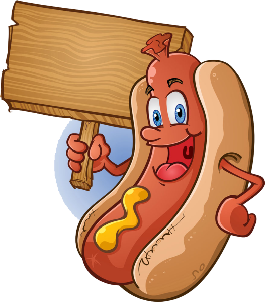 Веселый хот дог