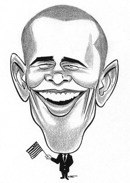 Барак Обама карикатуры