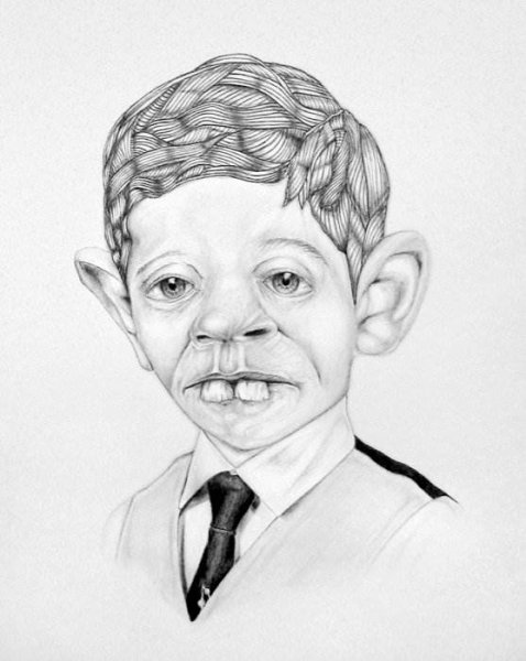 Люди в мультяшном стиле с большой головой