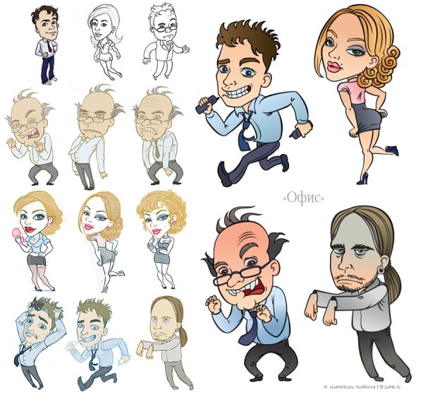 Шарж для детей карандашом