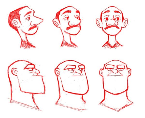 Прикольный рисованный человечек